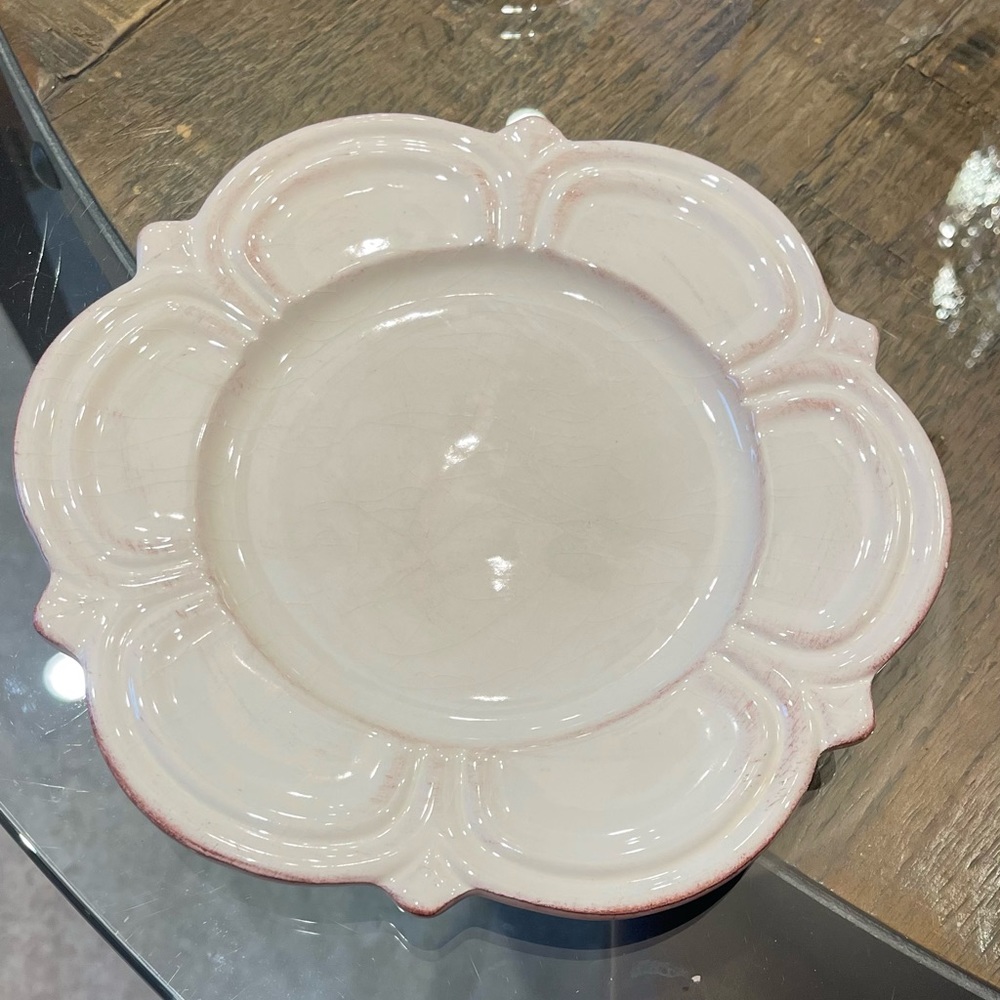 MANCER by Mancioli Vintage Made in Italy Hand Painted Ceramic Salad Plate MCM